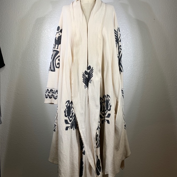 Johnny Was Biya Phoenix embroidered Duster Size M - Picture 7 of 8